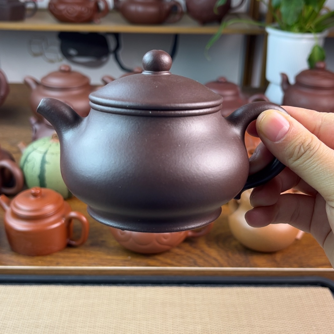 紫砂茶壶手工制作工艺精湛180cc