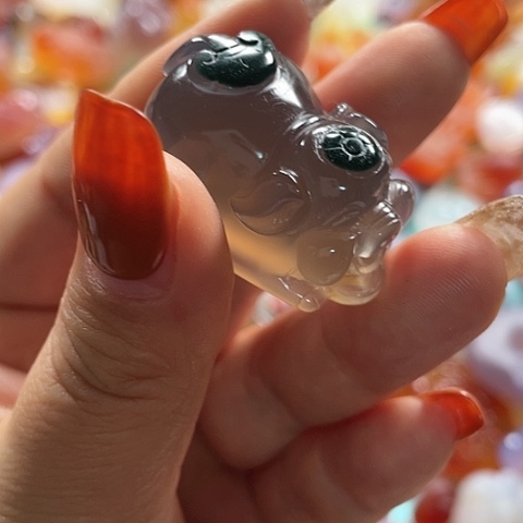 未镶嵌颈饰玛瑙/玉髓静****