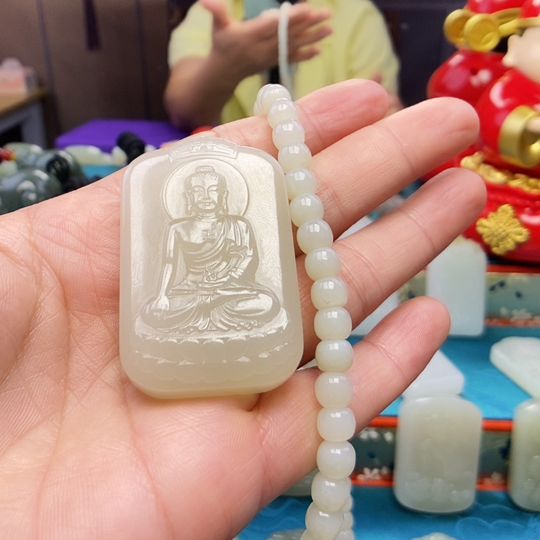 和田玉未镶嵌颈饰A***l