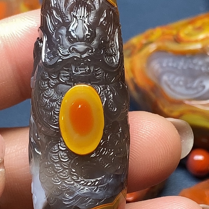 玛瑙/玉髓挂件未镶嵌怼**爱