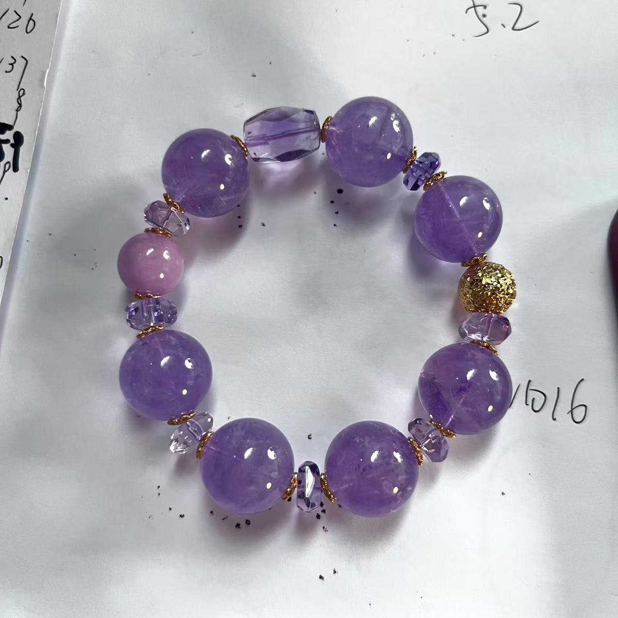 F13  紫水晶手串 多样性发其一