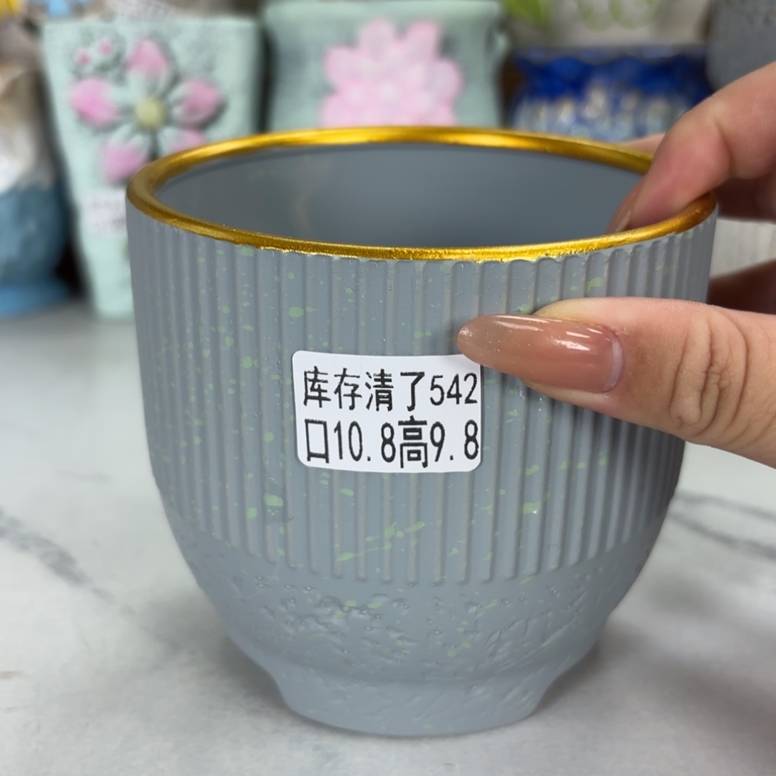 @夏西陶瓷花盆@@5542