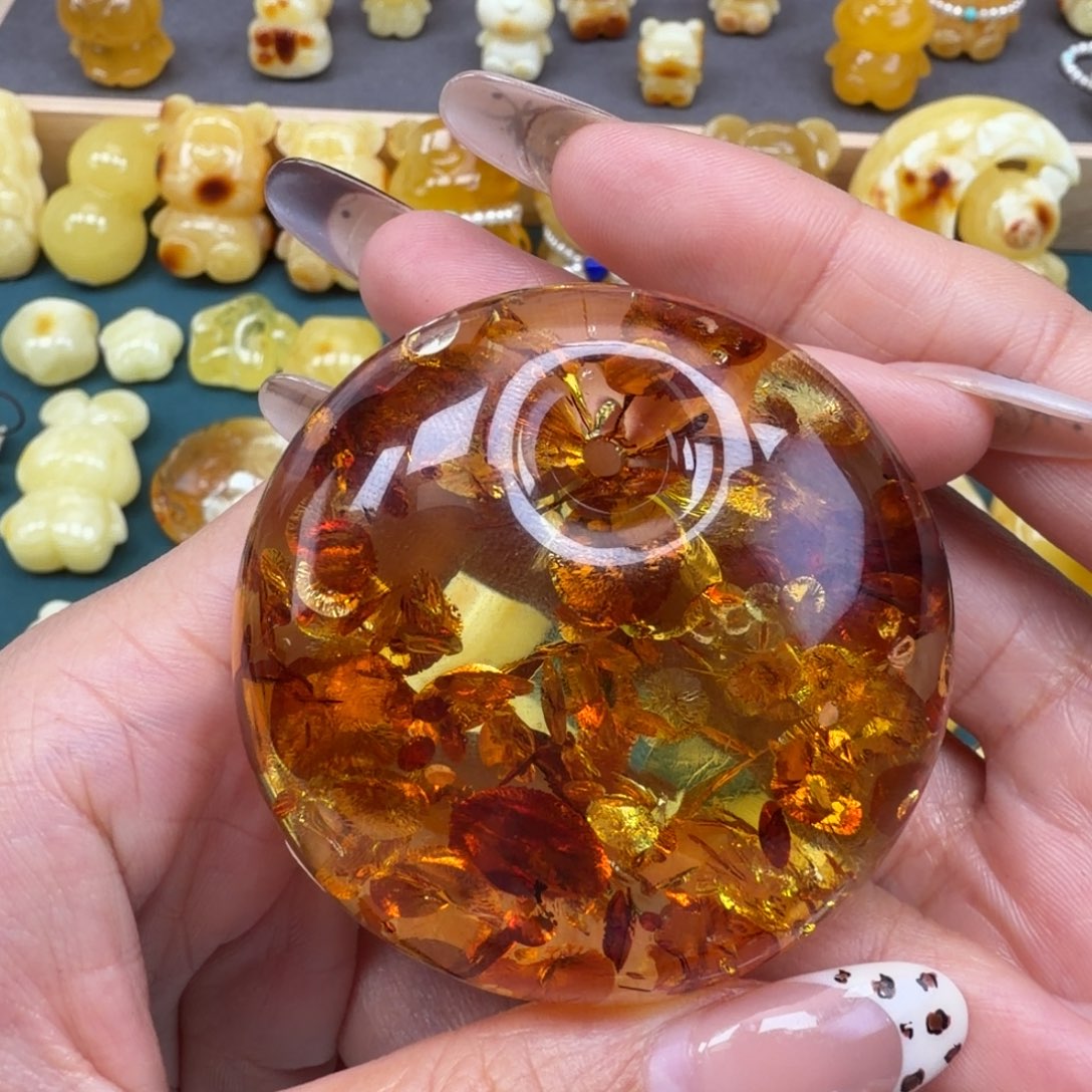 蜜蜡未镶嵌裸石蜜蜡