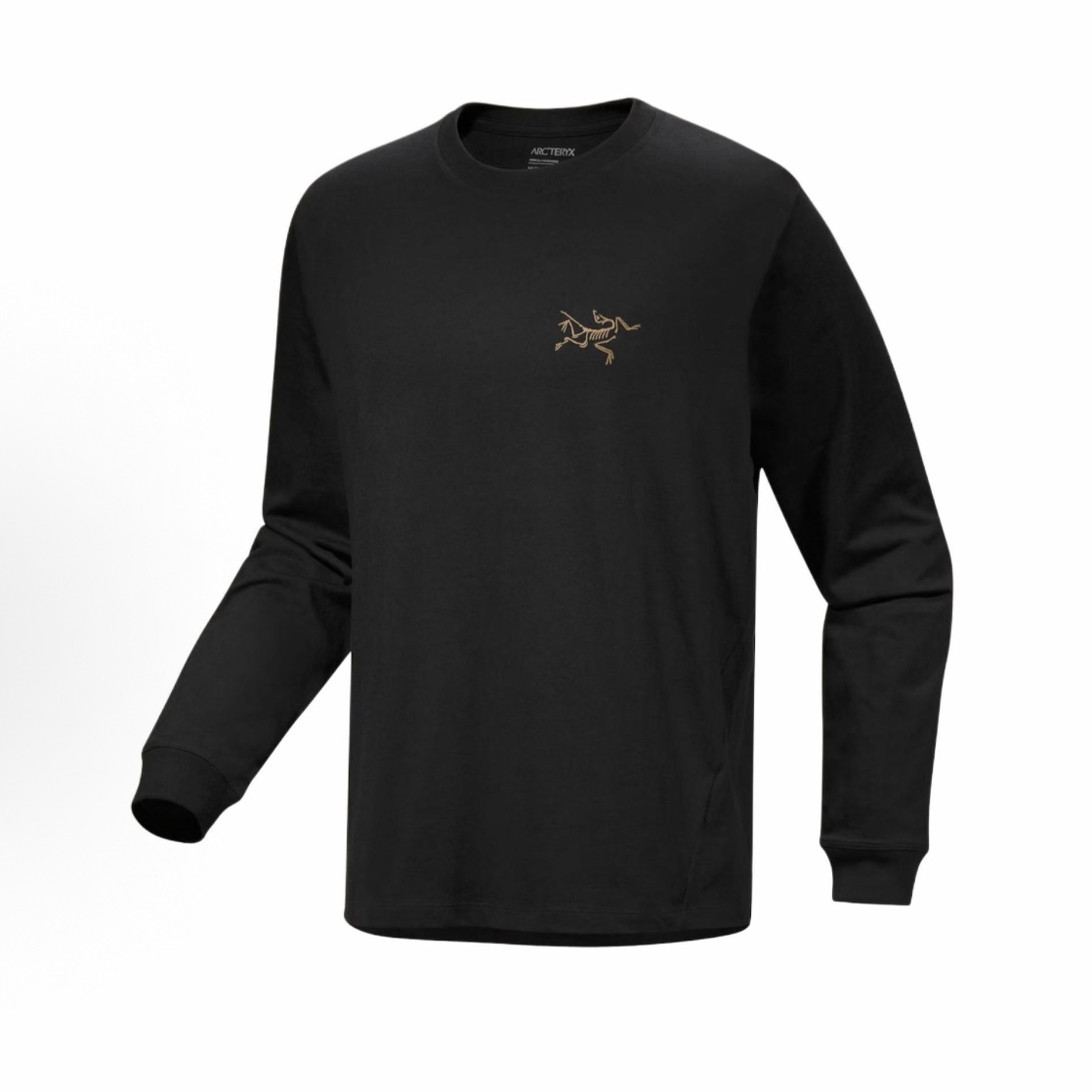 Arcteryx始祖鸟KRAGG印花Logo宽松圆领透气耐磨长袖T恤 男款