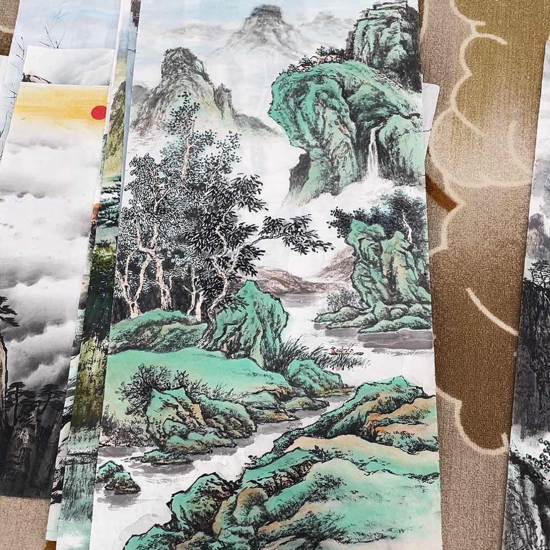 国画大**图定制作品连增志画心