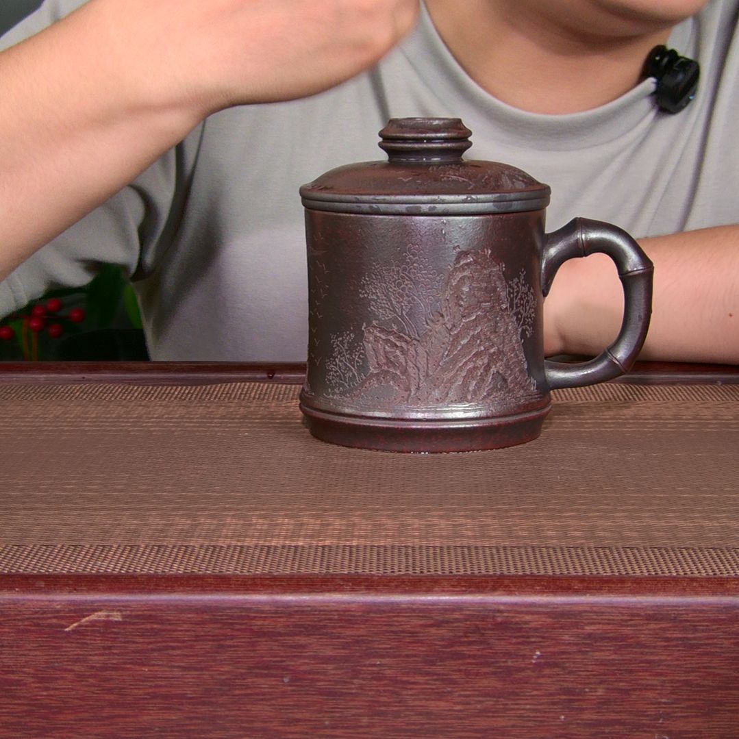 茶杯紫砂高货放漏