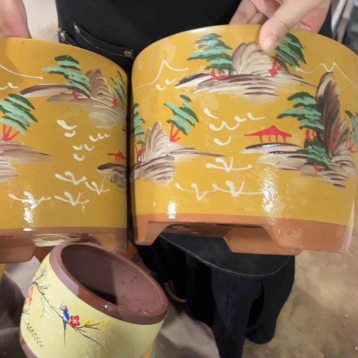 紫砂花盆口径17 14口径