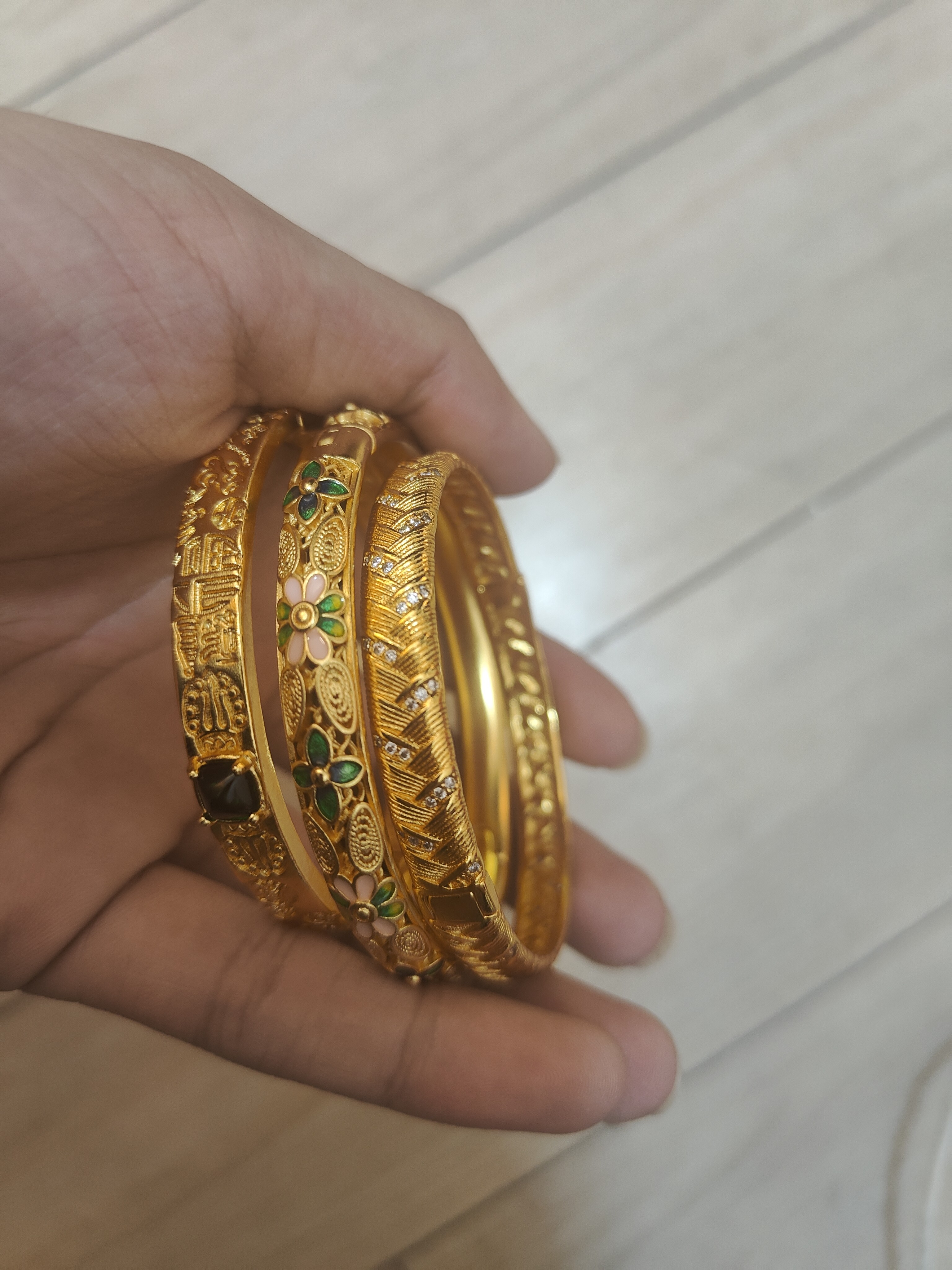 铜合金手镯 三款混合手镯