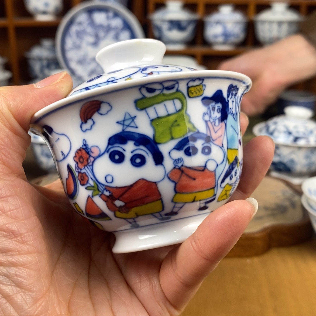 瓷片景德镇陶瓷手绘茶器498