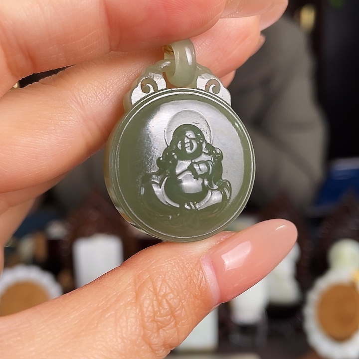 和田玉未镶嵌颈饰定制发货