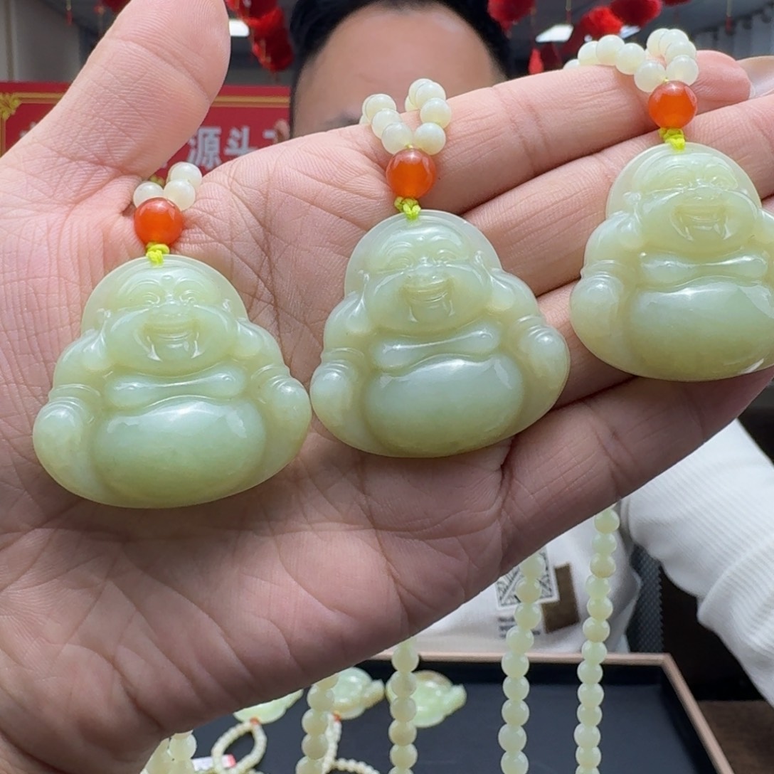 颈饰未镶嵌和田玉多样性发货 拍一发一