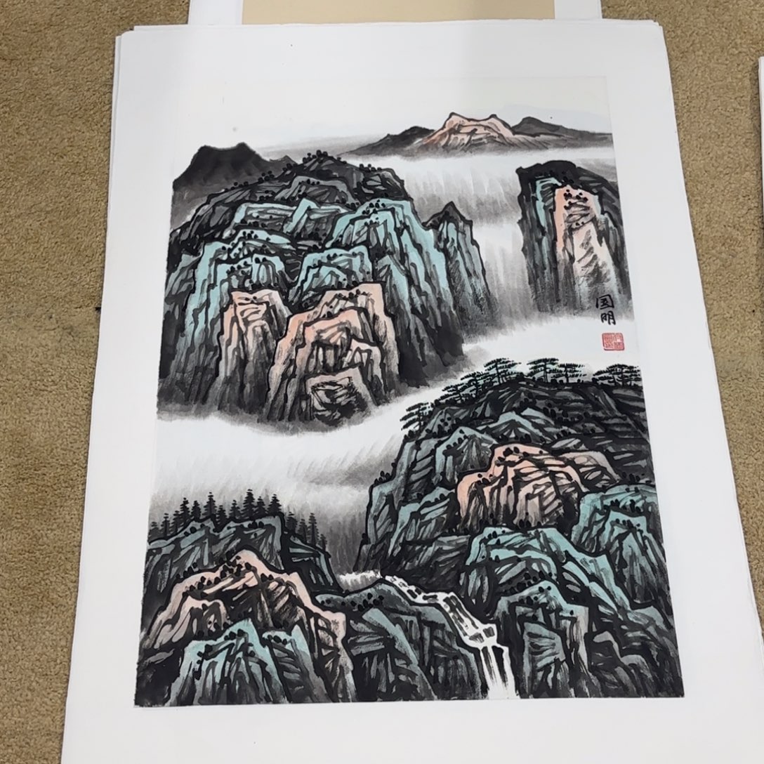 国画国画老师作品刘