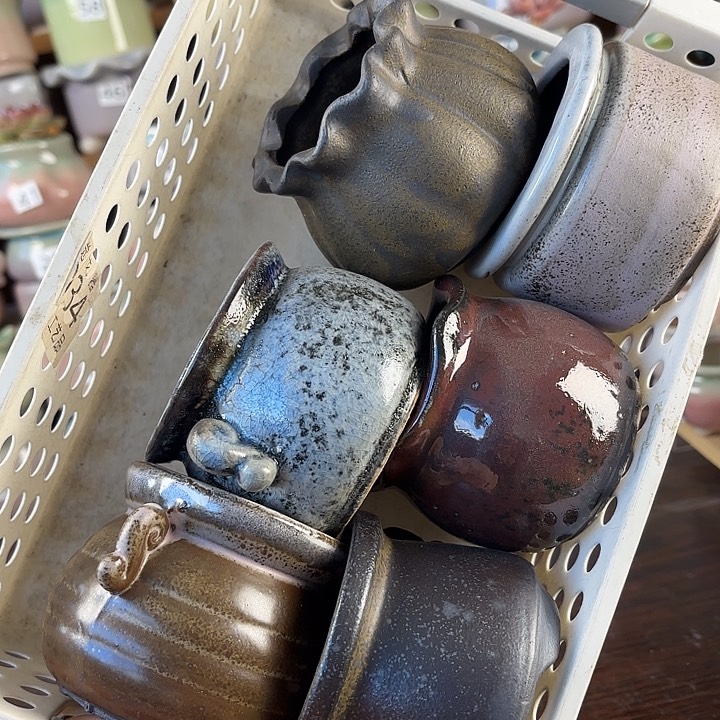 红陶量货/口高深浅搭配发6个