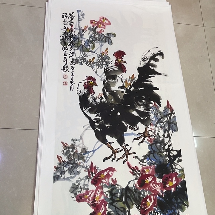 国画张圣敏先生纯手绘作品