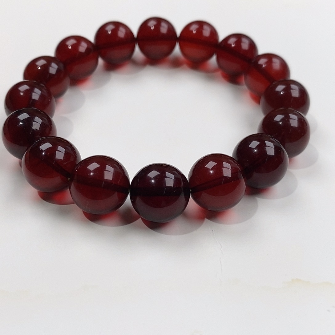 琥珀裸石未镶嵌天然原矿琥珀蜜蜡血珀手串11.8mm