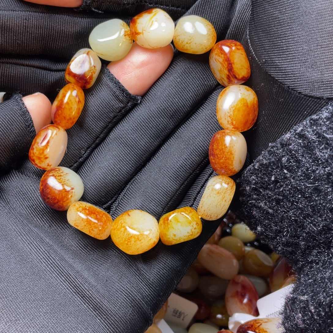 和田玉手链未镶嵌