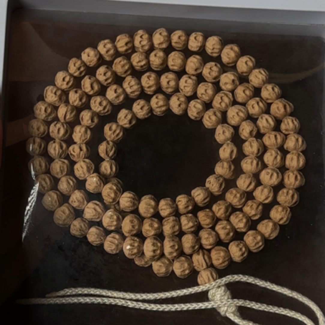 热振百香籽【原装对眼】玉化皮一刀未动