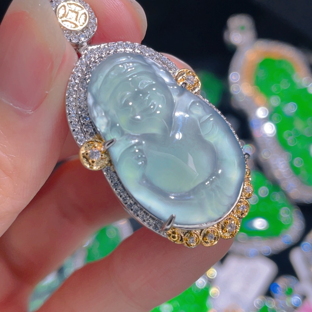 翡翠吊坠(不含链)未镶嵌