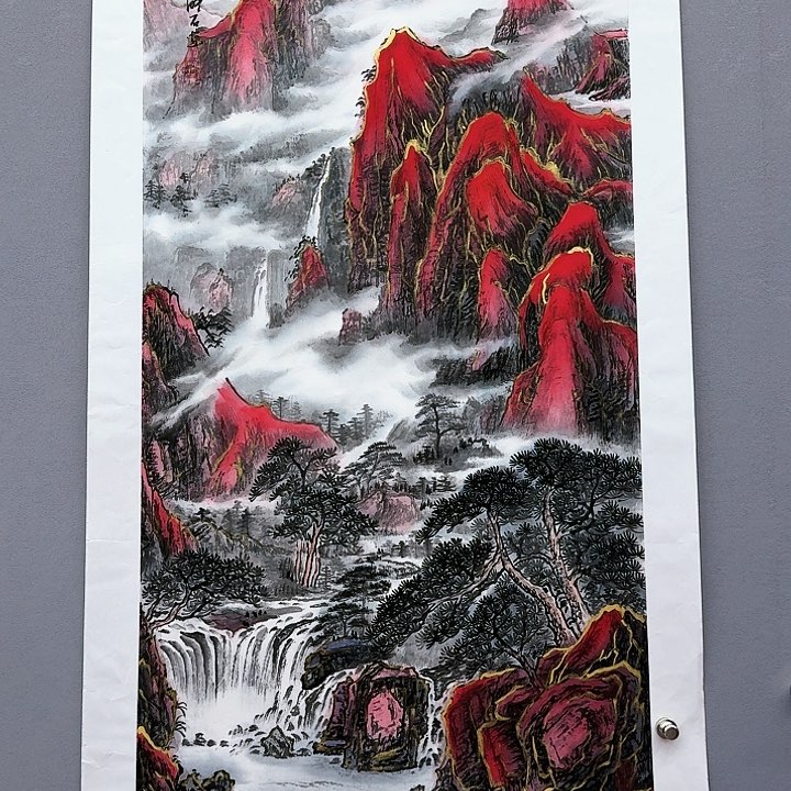 国画书法作品多次参加