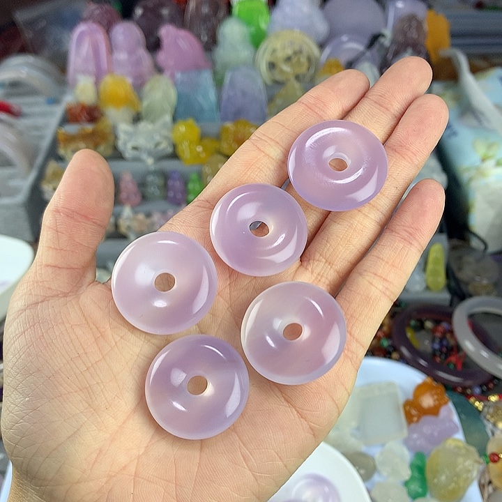 (***)玛瑙/玉髓未镶嵌颈饰