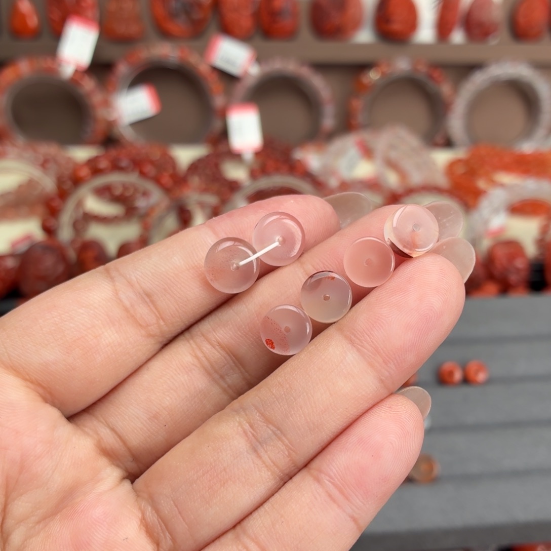 浮***生南红玛瑙未镶嵌颈饰6个隔片