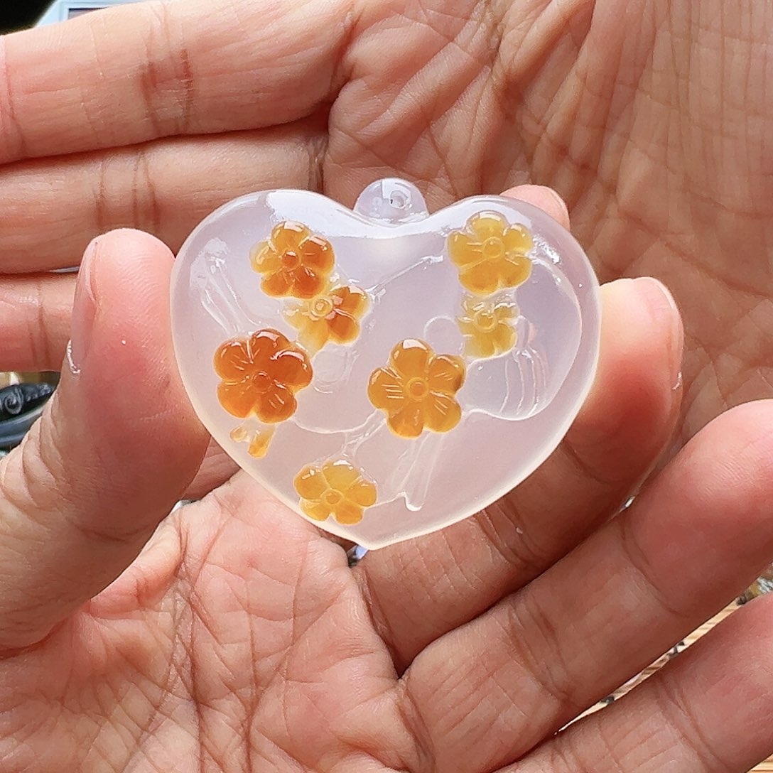 未镶嵌玛瑙/玉髓珠宝半成品