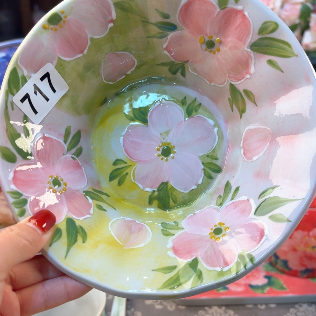  景德镇手绘高温釉下彩陶瓷茶具