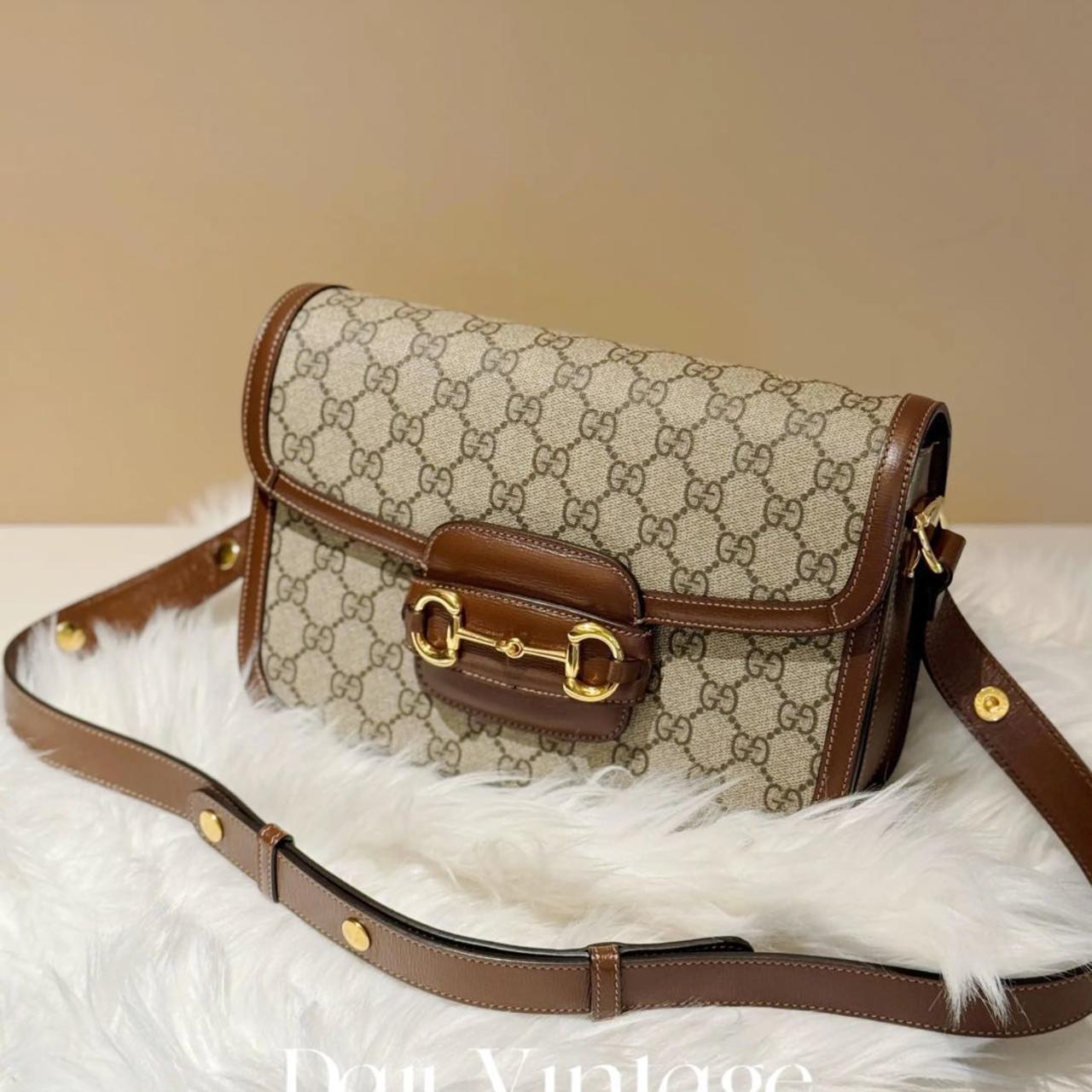 大吉中古/Gucci古驰老花小号1955马鞍斜挎包