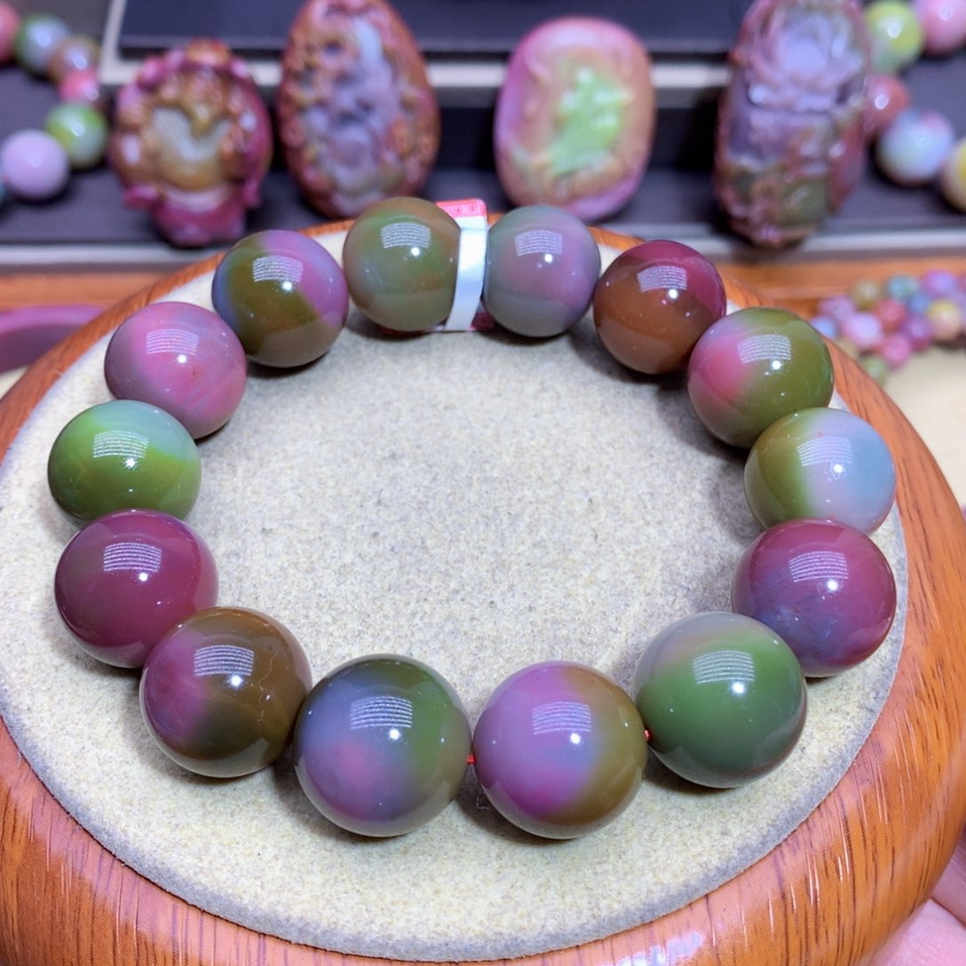 玛瑙手链未镶嵌盐源