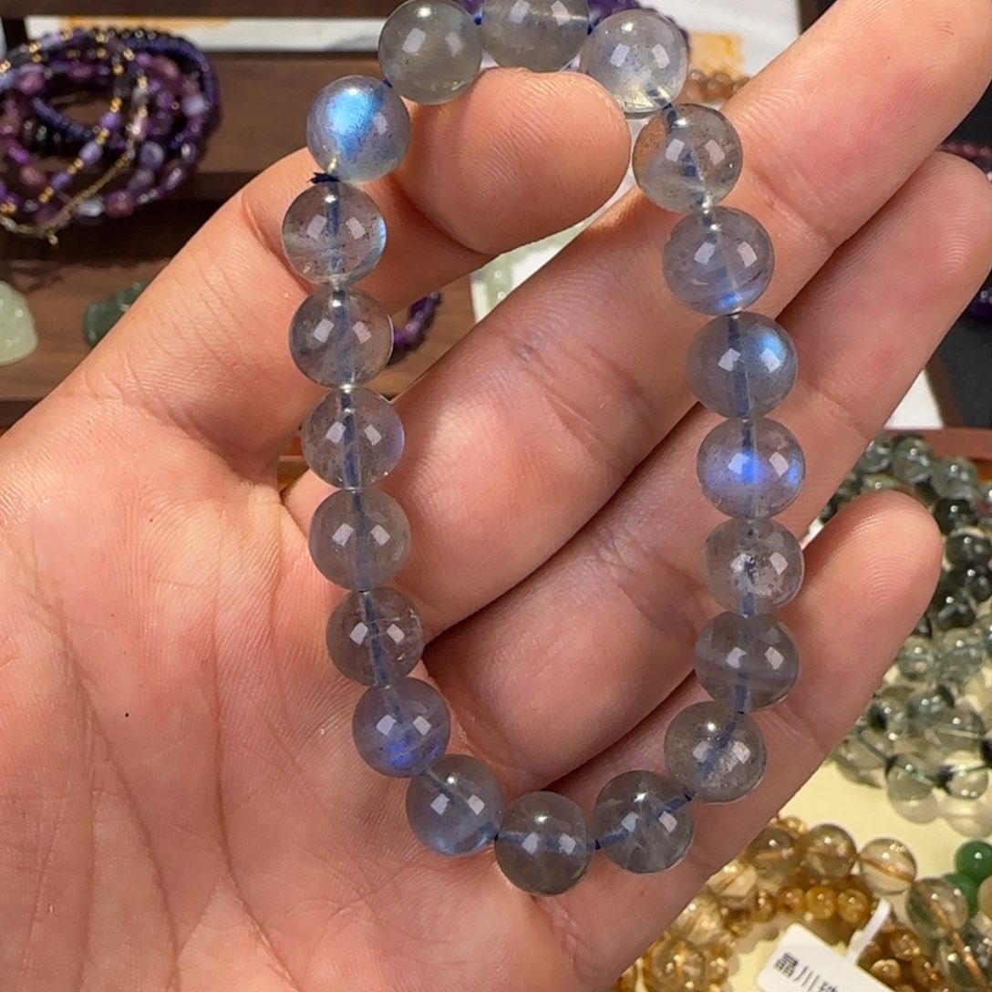 拉长石手链未镶嵌 