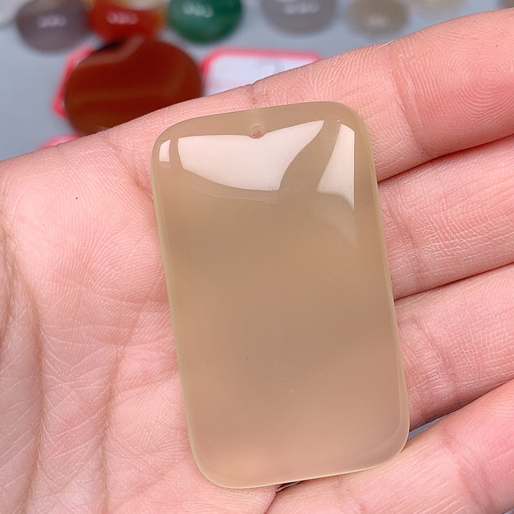 镌***言玛瑙/玉髓未镶嵌颈饰