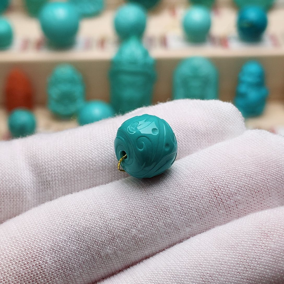 绿松石珠宝奇石未镶嵌