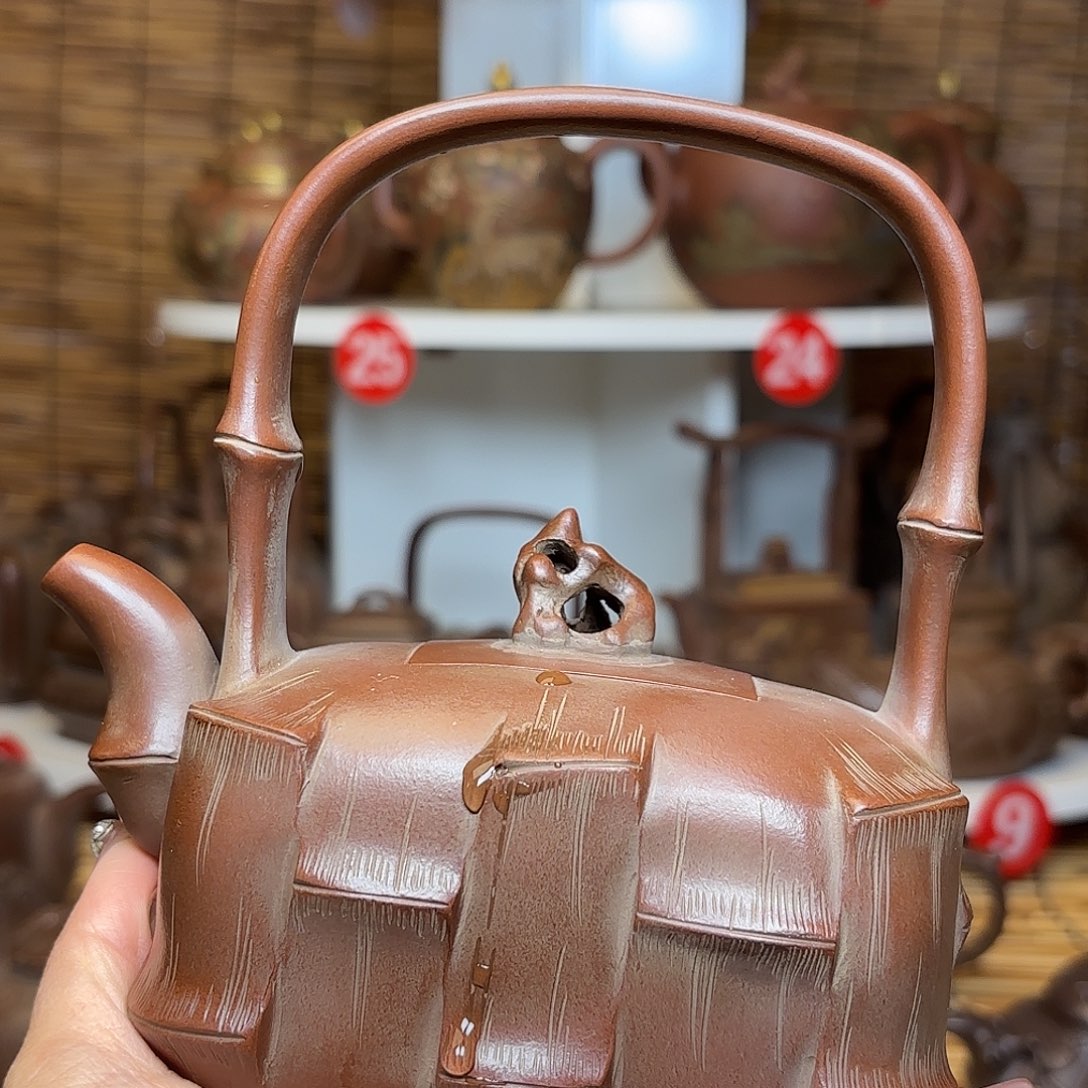 紫砂茶壶中****月紫砂老壶