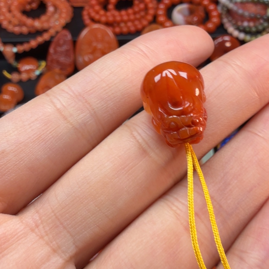 南红玛瑙未镶嵌配饰