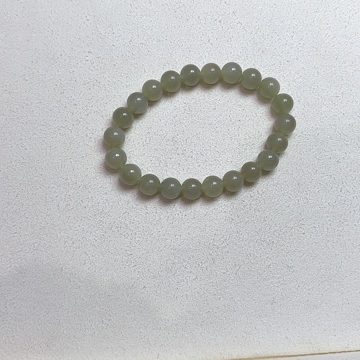 和田玉手链未镶嵌约卡8
