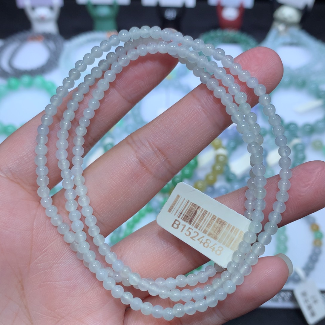 翡翠未镶嵌手串天然