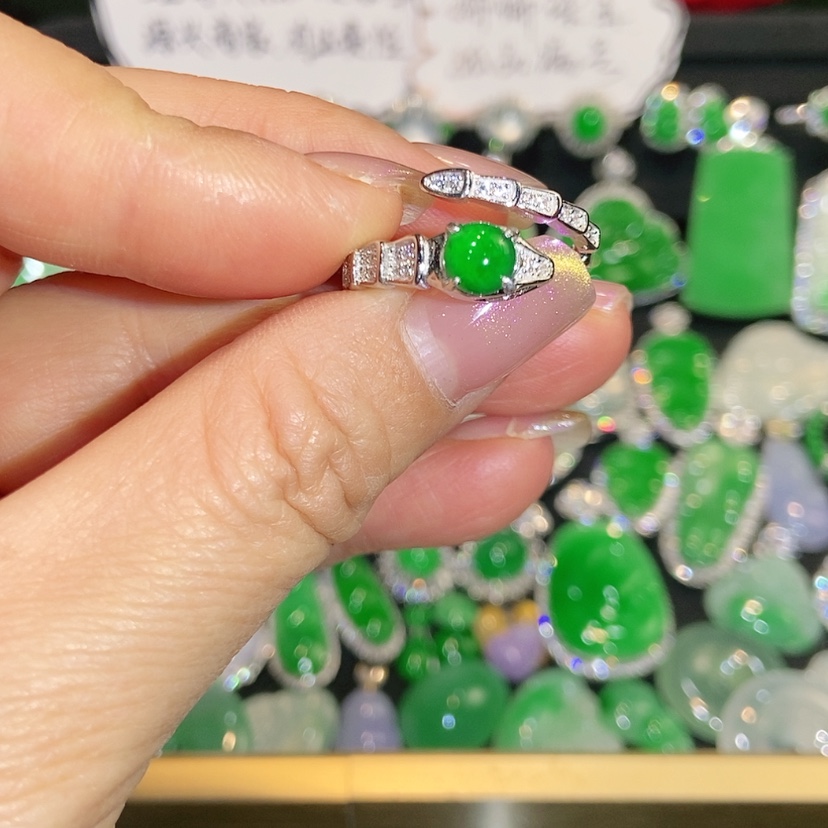 【闪购商品】未镶嵌戒指翡翠天然翡翠