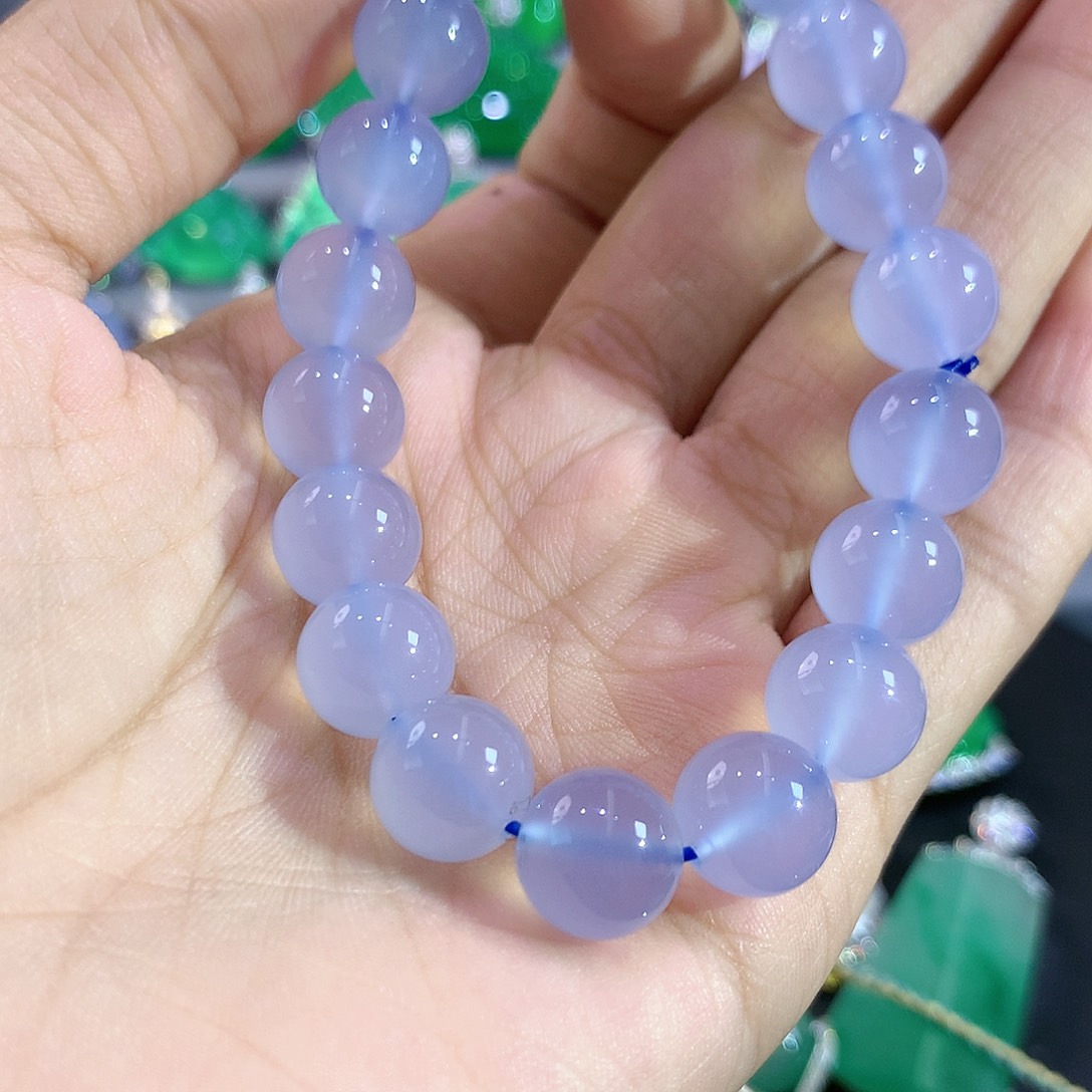 释***）玛瑙/玉髓未镶嵌手串