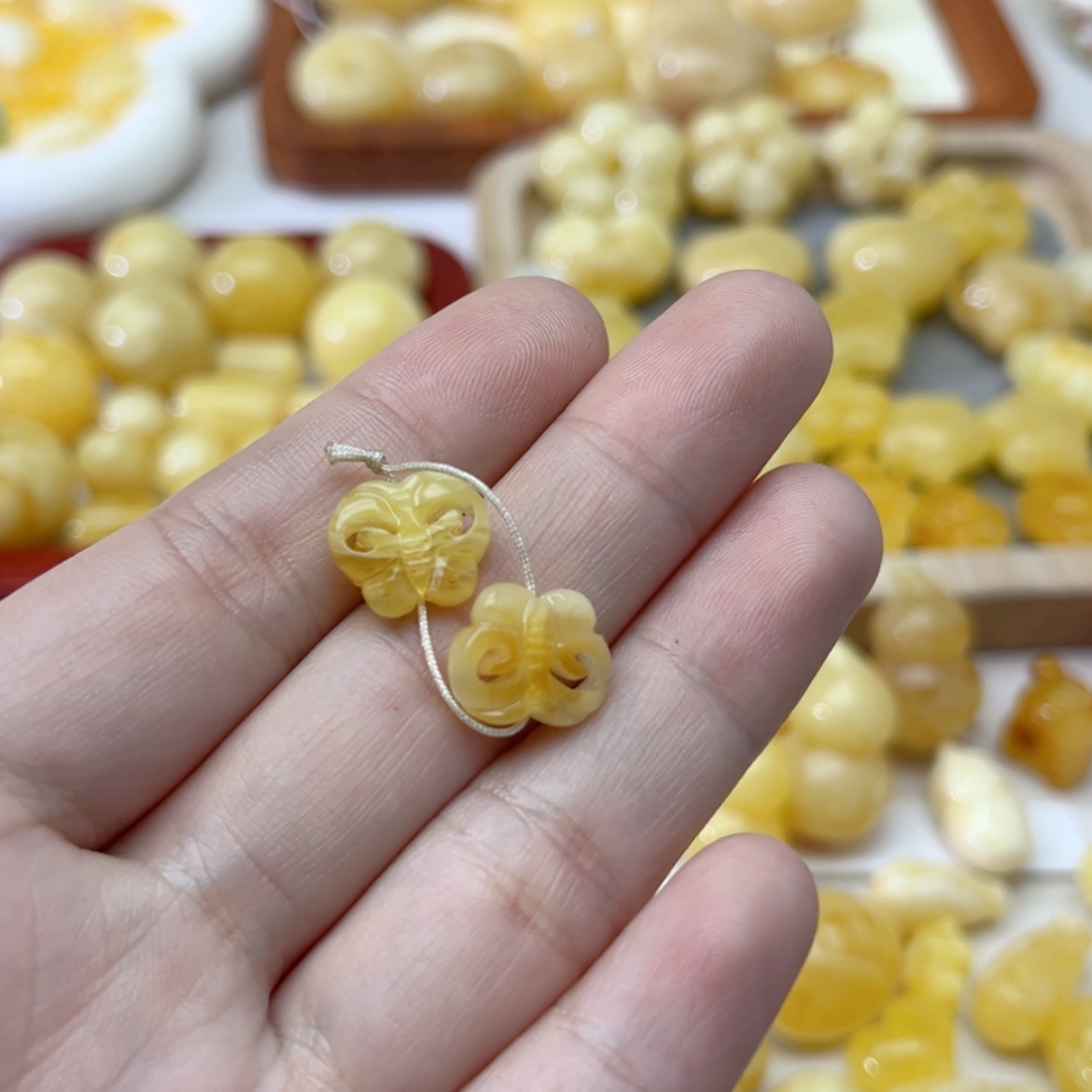 【闪购商品】未镶嵌蜜蜡裸石配饰