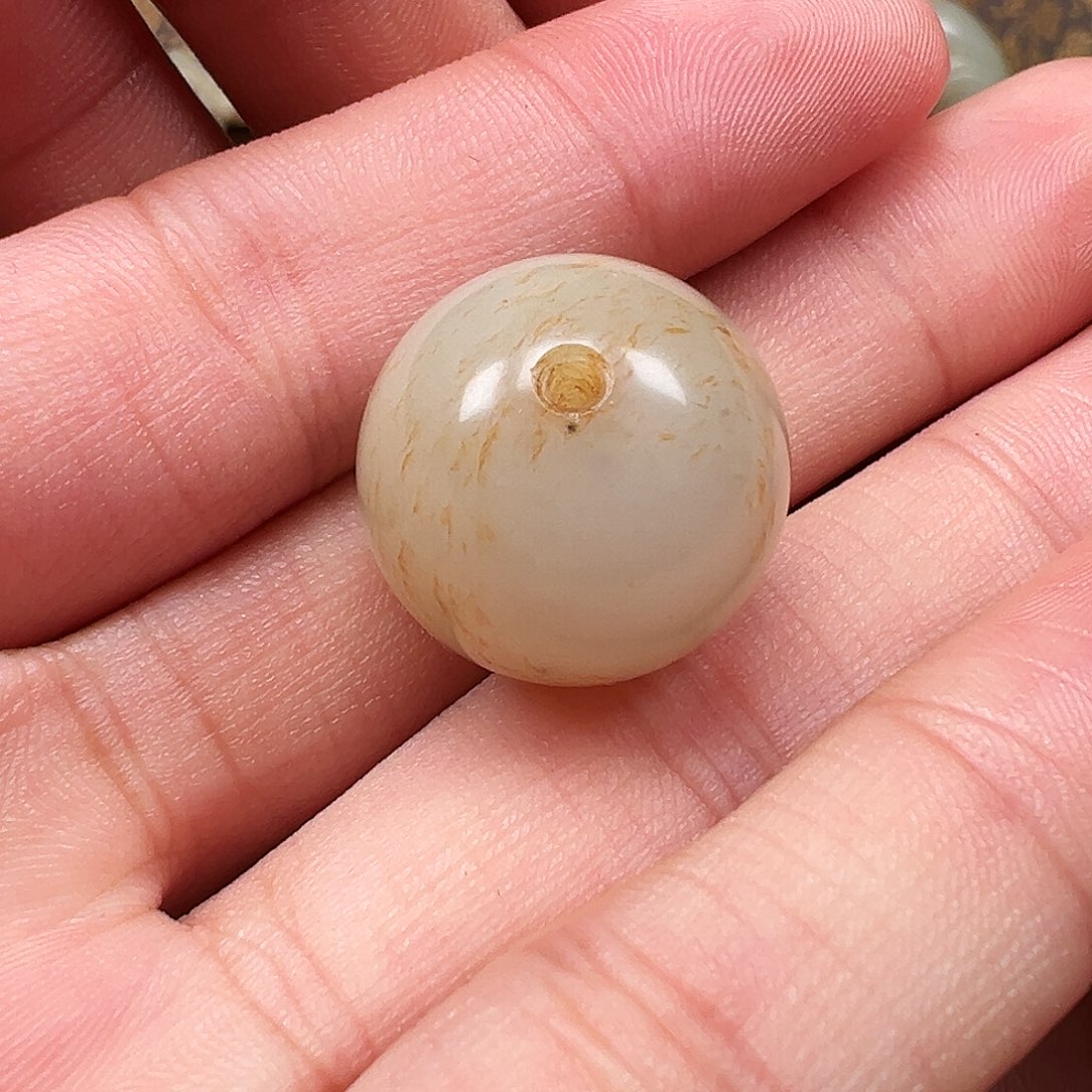 和田玉颈饰未镶嵌秋*棠