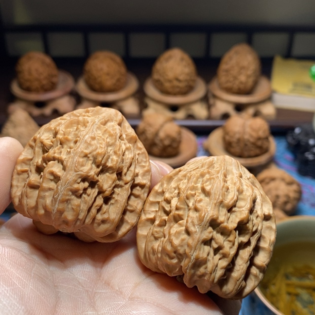 【闪购商品】文玩核桃吊坠火焰