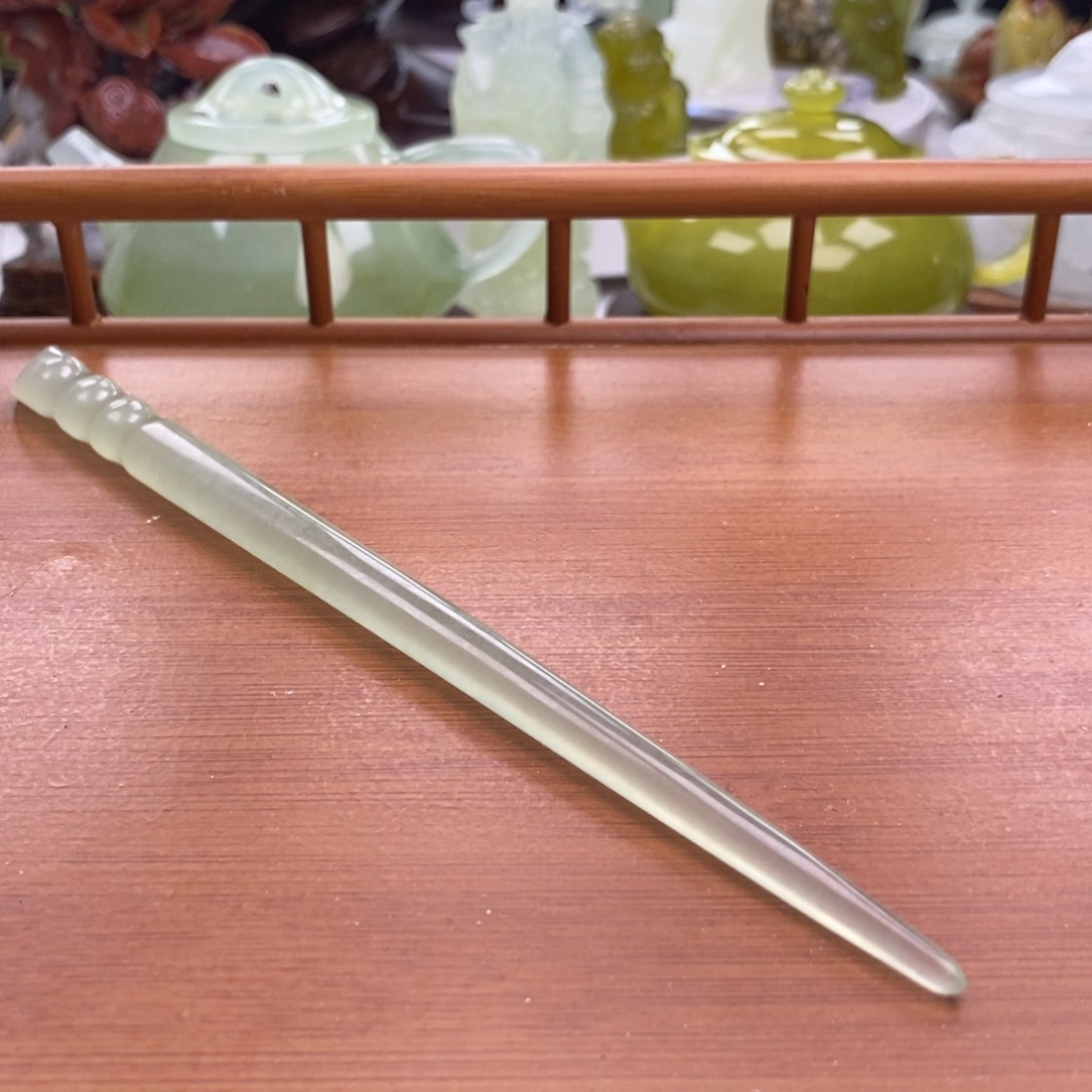 静***荣岫玉未镶嵌四大名玉把件