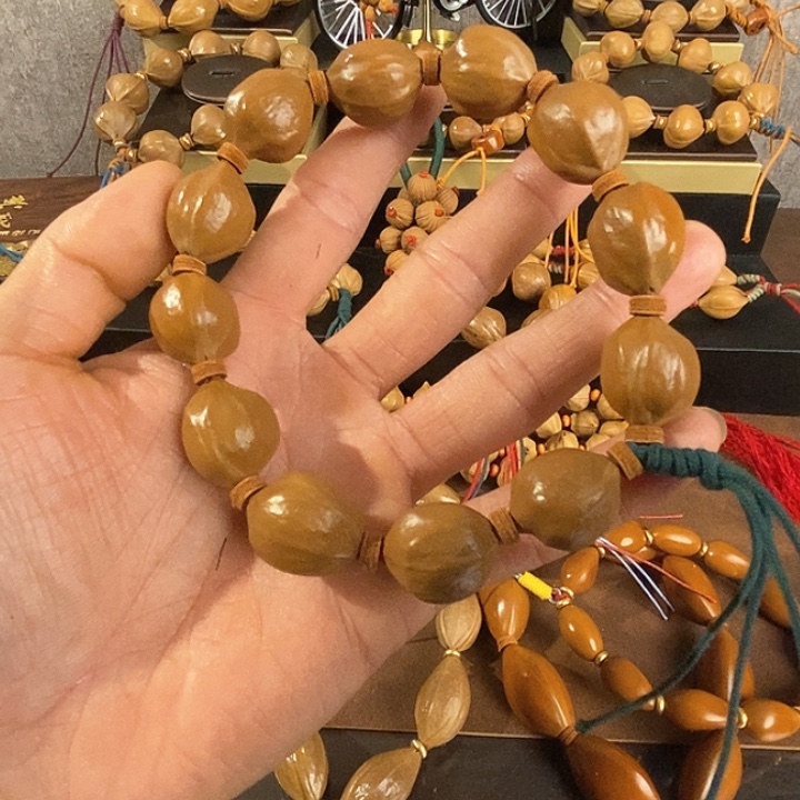 橄榄核手串/手链蜜桃
