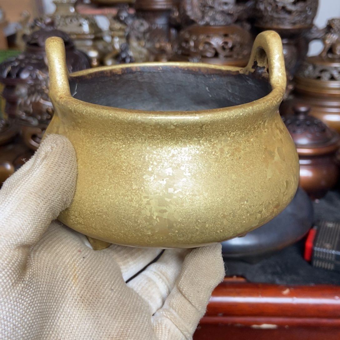 秋**愿铜器工艺品摆件香炉摆件