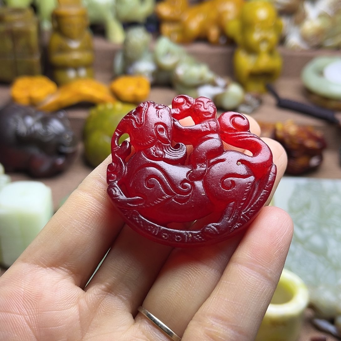 白玉菩提吊坠160。。