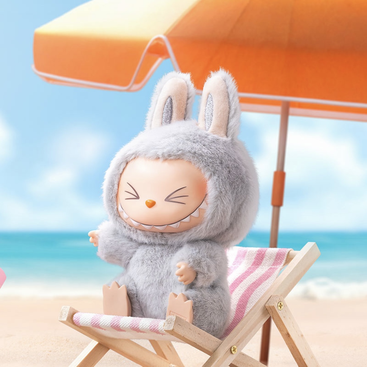 泡泡玛特坐坐毛绒公仔挂件