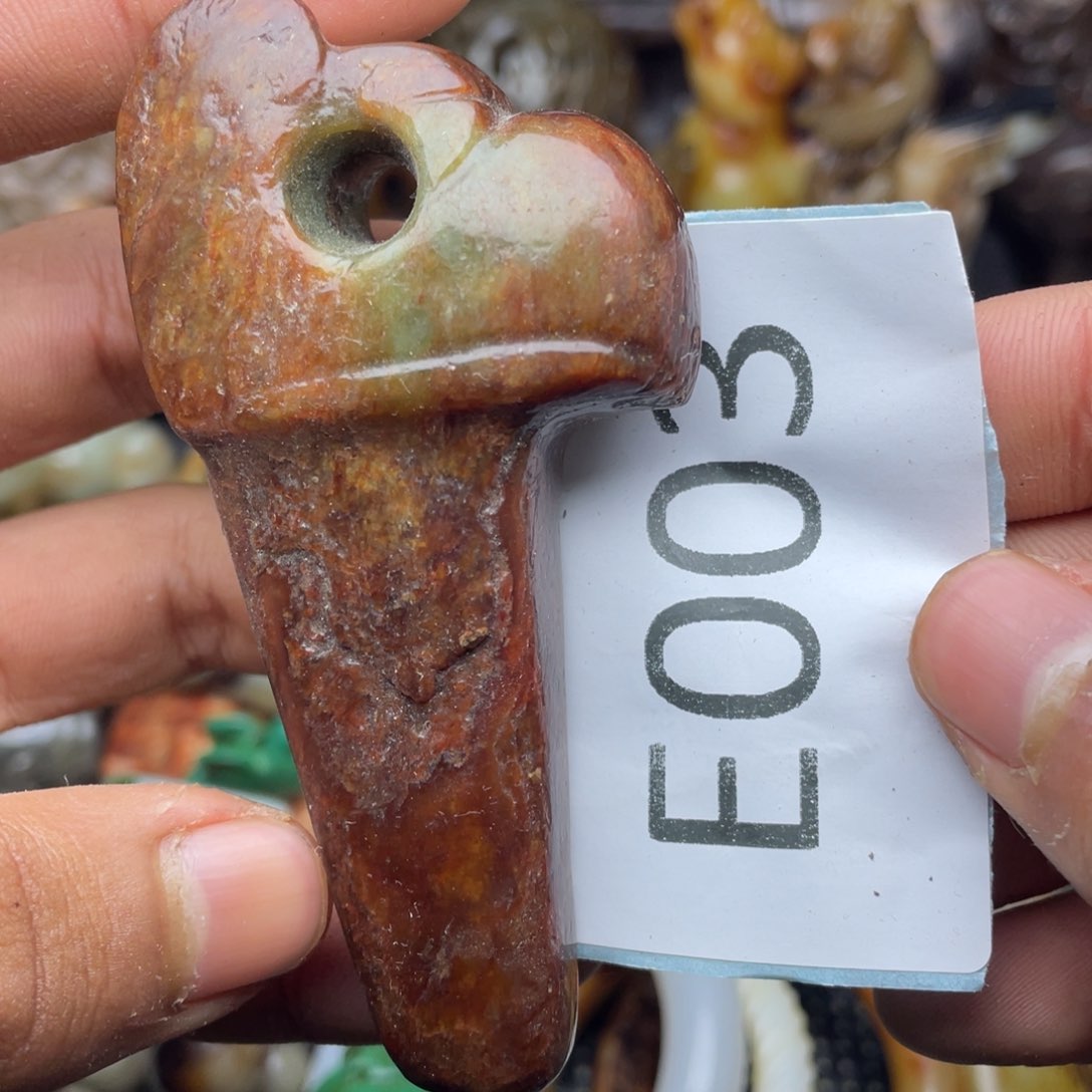 和田玉（糖玉）挂件未镶嵌