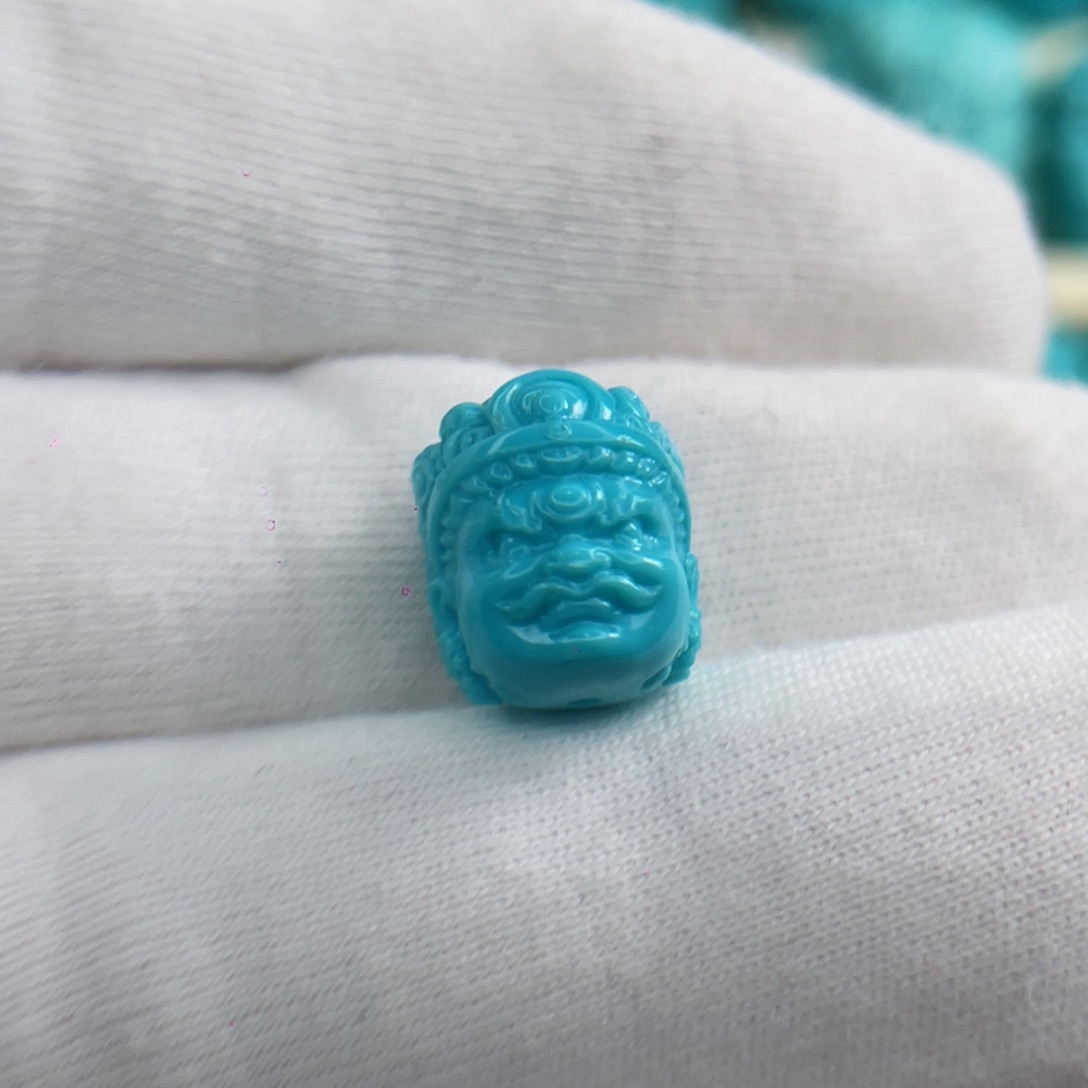 绿松石颈饰未镶嵌卡10.6-12.5-11.8