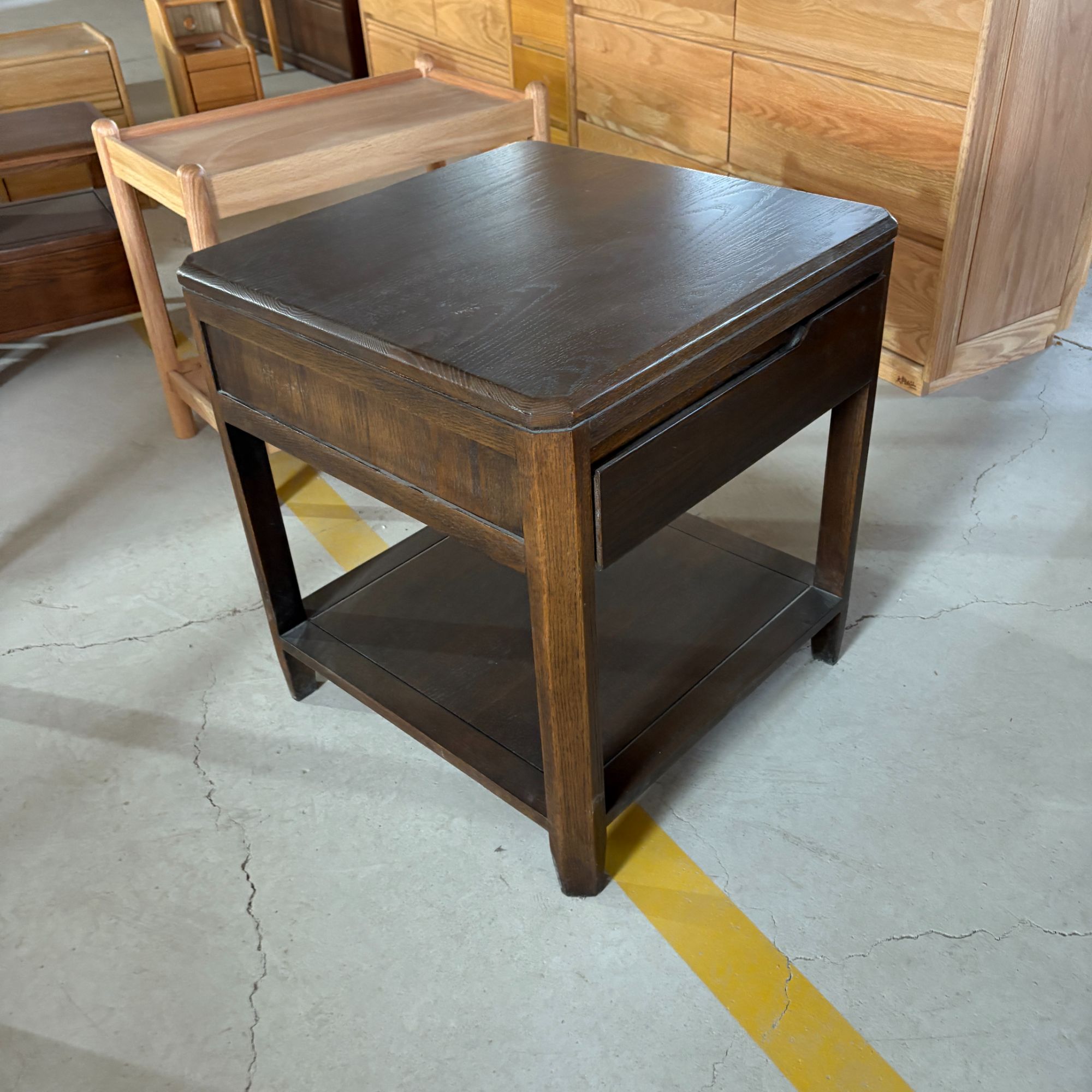 红橡木方茶几清仓（无售后）