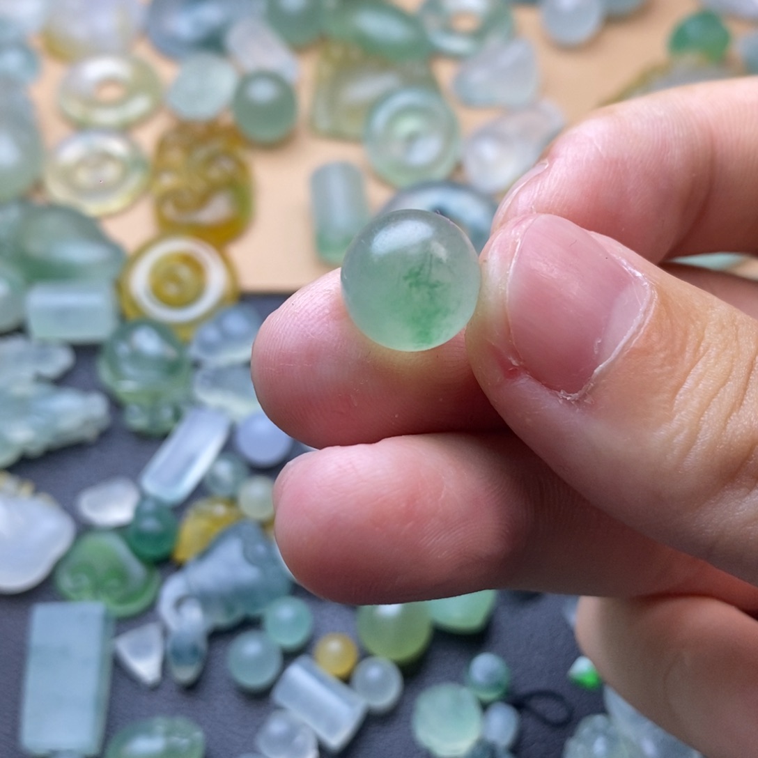 定制翡翠未镶嵌梦*珠子